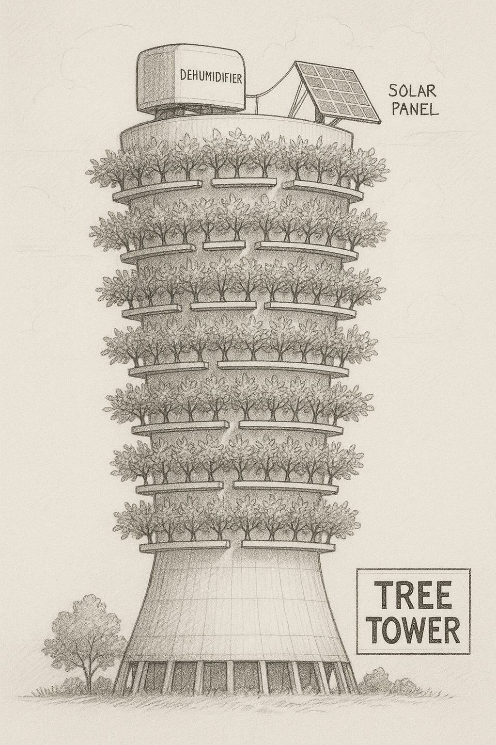 Prototype Tree Tower concept rendering